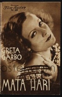 3c222 MATA HARI Austrian program '32 Greta Garbo, Ramon Novarro, Lionel Barrymore, different!