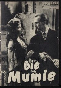 3c231 MUMMY Austrian program '59 Hammer horror, Christopher Lee as the monster, different images!