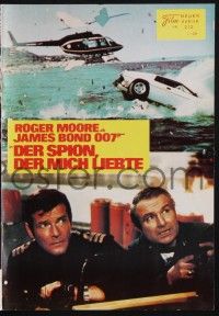 3c282 SPY WHO LOVED ME Austrian program '77 Roger Moore as James Bond, Barbara Bach, different!
