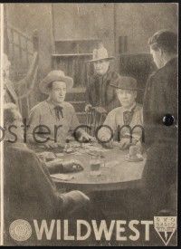 3c287 TALL IN THE SADDLE Austrian program '48 great image of John Wayne at poker table, Wildwest!