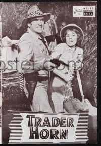 3c299 TRADER HORN Austrian program '74 Rod Taylor & Anne Heywood in the jungle, different images!