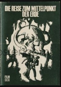 3c079 JOURNEY TO THE CENTER OF THE EARTH East German program '67 Jules Verne, different images!