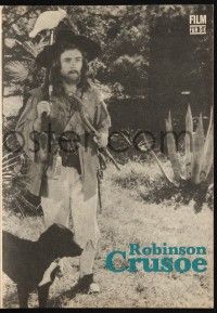 3c091 ROBINSON CRUSOE East German program '74 different images from the Russian version!