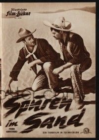 3c332 3 GODFATHERS German program '56 different images of cowboy John Wayne, directed by John Ford
