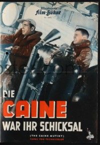 3c390 CAINE MUTINY German program '54 Humphrey Bogart, Ferrer, Van Johnson, MacMurray, different!