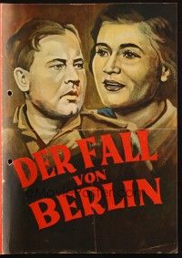 3c490 FALL OF BERLIN German program '49 Mikheil Chiaureli, World War II Russia!