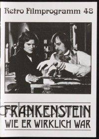 3c509 FRANKENSTEIN: THE TRUE STORY German program R86 English horror, cool different images!