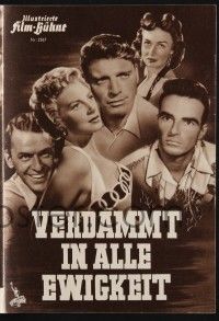 3c516 FROM HERE TO ETERNITY Film Buhne German program '54 Lancaster, Kerr, Sinatra, Reed, Clift