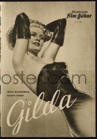 3c524 GILDA German program '50 many different images of sexiest Rita Hayworth & Glenn Ford!