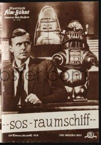 3c581 INVISIBLE BOY German program '58 many different images of Robby the Robot & Richard Eyer!