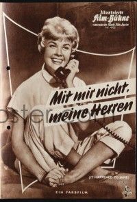 3c586 IT HAPPENED TO JANE German program '59 different images of Doris Day & Jack Lemmon!