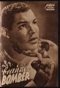 3c592 JOE LOUIS STORY German program '57 different images of the heavyweight champion boxer!