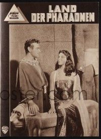3c622 LAND OF THE PHARAOHS Das Neue German program '55 different images of Egyptian Joan Collins!