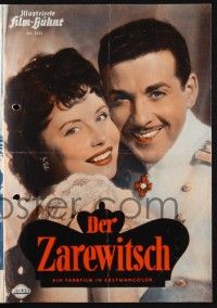 3c633 LITTLE CZAR German program '54 Arthur Maria Rabenalt's Der Zarewitsch, romantic musical!