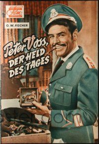 3c660 MEET PETER VOSS German program '59 Der Held Des Tages, O.W. Fischer crime comedy sequel!