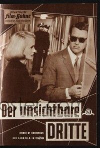3c691 NORTH BY NORTHWEST Film Buhne German program '60 Cary Grant, Saint, Hitchcock, different!