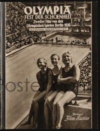 3c699 OLYMPIA PART TWO: FESTIVAL OF BEAUTY German program '38 Leni Riefenstahl Olympic documentary