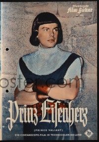 3c734 PRINCE VALIANT Film Buhne German program '54 different images of Wagner & sexy Janet Leigh!