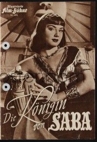 3c740 QUEEN OF SHEBA German program '53 many different images of sexy Leonora Ruffo!