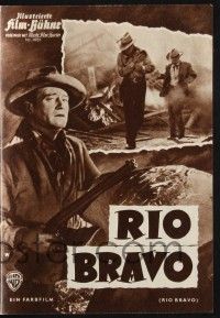 3c763 RIO BRAVO German program '59 John Wayne, Dean Martin, Angie Dickinson, Hawks, different!