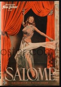 3c784 SALOME German program '53 different images of sexy Biblical Rita Hayworth & Stewart Granger!