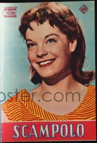 3c792 SCAMPOLO German program '58 many images of pretty young Romy Schneider!