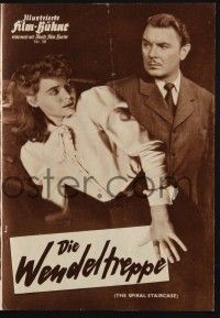 3c818 SPIRAL STAIRCASE German program R50s Dorothy McGuire, George Brent, Barrymore, different!