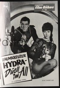 3c823 STAR PILOT German program '67 2+5: Missione Hydra, cool Italian sci-fi images!