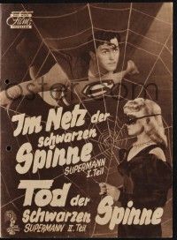 3c837 SUPERMAN Das Neue German program '53 Kirk Alyn, classic comic book super hero, different!