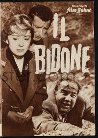3c841 SWINDLE German program '57 Federico Fellini's Il bidone, Crawford, Masina, different images!