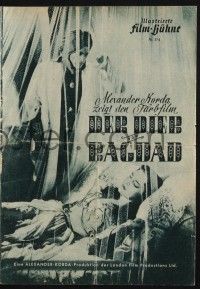 3c853 THIEF OF BAGDAD German program '49 Conrad Veidt, June Duprez, Rex Ingram, Sabu, different!