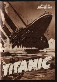 3c868 TITANIC Film Buhne German program R55 great different images this German version of the story!