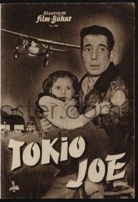 3c871 TOKYO JOE German program '51 different images of Humphrey Bogart & Florence Marly in Japan!