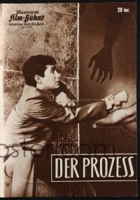 3c877 TRIAL German program '63 Orson Welles' Le proces, Anthony Perkins, Romy Schneider