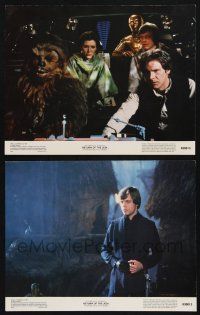 3d982 RETURN OF THE JEDI 2 color 11x14 stills '83 George Lucas classic, Mark Hamill, Ford!