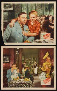 3d942 BOWERY 2 LCs R46 great images of Wallace Beery, Jackie Cooper, cute Pert Kelton!