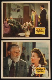 3d967 LIFE BEGINS AT EIGHT-THIRTY 2 LCs '42 Monty Woolley & Ida Lupino, Wilde, Irving Pichel!