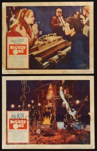 3d973 MICKEY ONE 2 LCs '65 Warren Beatty, Alexandra Stewart, directed by Arthur Penn!