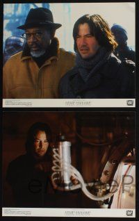 3d122 CHAIN REACTION 8 color 11x14 stills '96 Keanu Reeves, Rachel Weisz, Morgan Freeman!