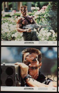 3d138 COMMANDO 8 color 11x14 stills '85 Arnold Schwarzenegger is going to make someone pay!