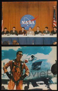 3d825 RIGHT STUFF 6 color 11x14 stills '83 great images of first NASA astronauts, Ed Harris!