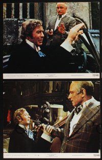 3d603 SLEUTH 8 color 11x14 stills '72 wacky images of Laurence Olivier & Michael Caine!