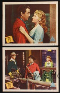 3d842 AMBUSH 5 LCs '50 Robert Taylor, Arlene Dahl, John Hodiak, cowboys & Indians!