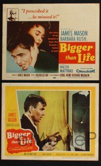 3d085 BIGGER THAN LIFE 8 LCs '56 Nicholas Ray, James Mason is prescribed cortisone & is addicted!