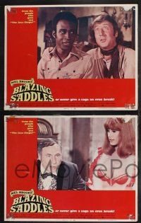 3d802 BLAZING SADDLES 6 LCs '74 classic Mel Brooks western with Cleavon Little & Gene Wilder!
