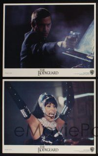 3d095 BODYGUARD 8 LCs '92 great images of Kevin Costner & Whitney Houston!