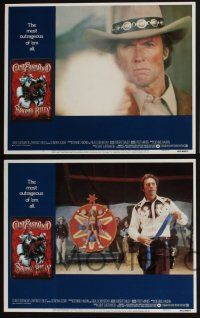 3d103 BRONCO BILLY 8 LCs '80 Clint Eastwood directs & stars, Roger Huyssen border art!