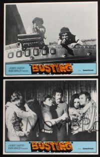 3d109 BUSTING 8 LCs '74 cool images of wacky police partners Elliott Gould & Robert Blake!