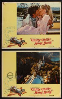 3d808 CHITTY CHITTY BANG BANG 6 LCs '69 Dick Van Dyke, sexy Sally Ann Howes, wacky flying car!