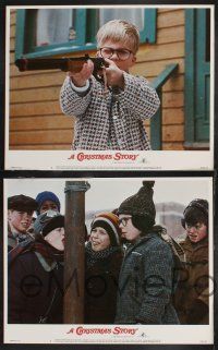3d809 CHRISTMAS STORY 6 LCs '83 wonderful images from the best classic Christmas movie ever!